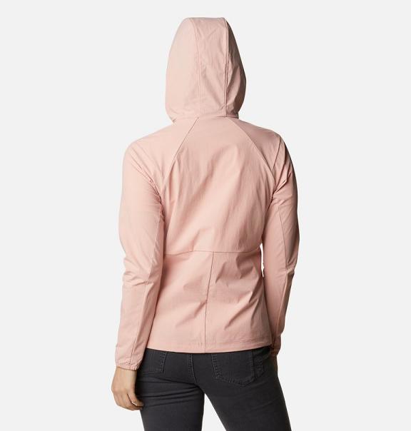 Columbia Boulder Path Windbreaker Pink For Women's NZ42531 New Zealand